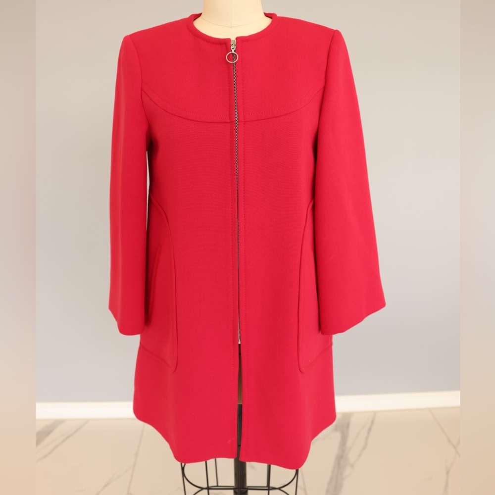 Gorgeous hot pink Zara zip jacket XS